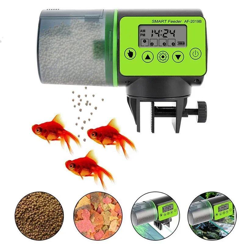 Fish Tank Automatic Feeder Intelligent Timed Automatic Feeder  Aquarium Automatic Feeder Large Capac