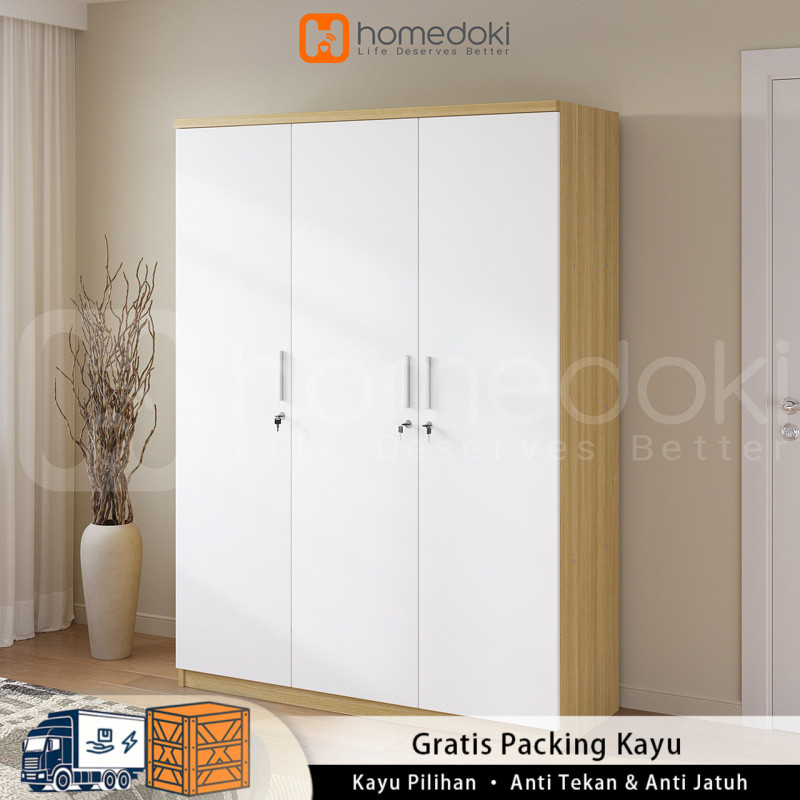 Homedoki Lemari Pakaian /Lemari Baju/Lemari Pakaian/Lemari Baju /Lemari Pakaian Estetik/Lemari Baju 