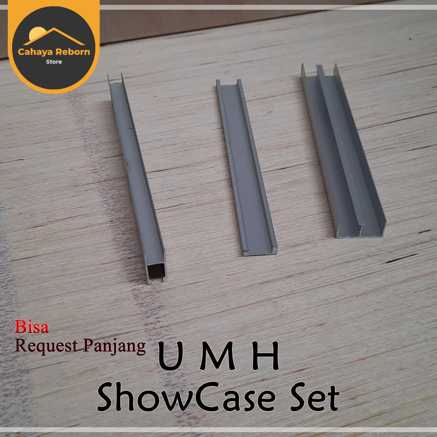Rel M U H Aluminium Pintu Kolong Dapur / Set Rel Sliding Lemari Kitchen Set & Etalase