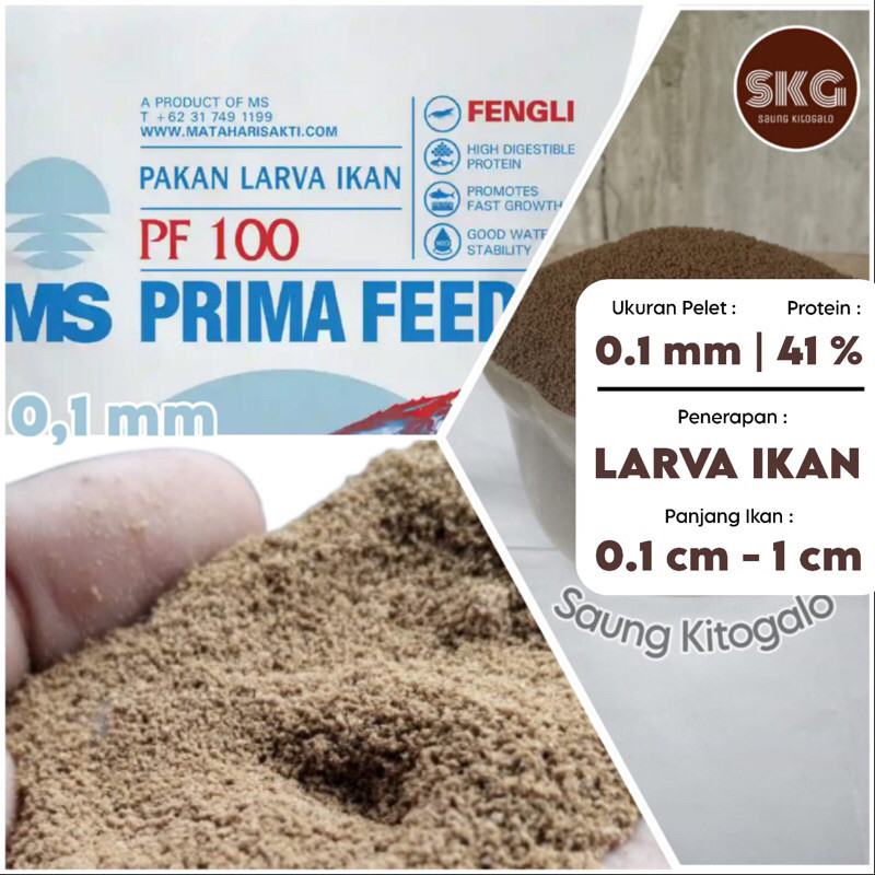 TERLARIS ReadyPelet Ikan Lele Pelet Ikan Nila PF 500 1000 Kecil Burayak Larva Anakan Protein Tinggi