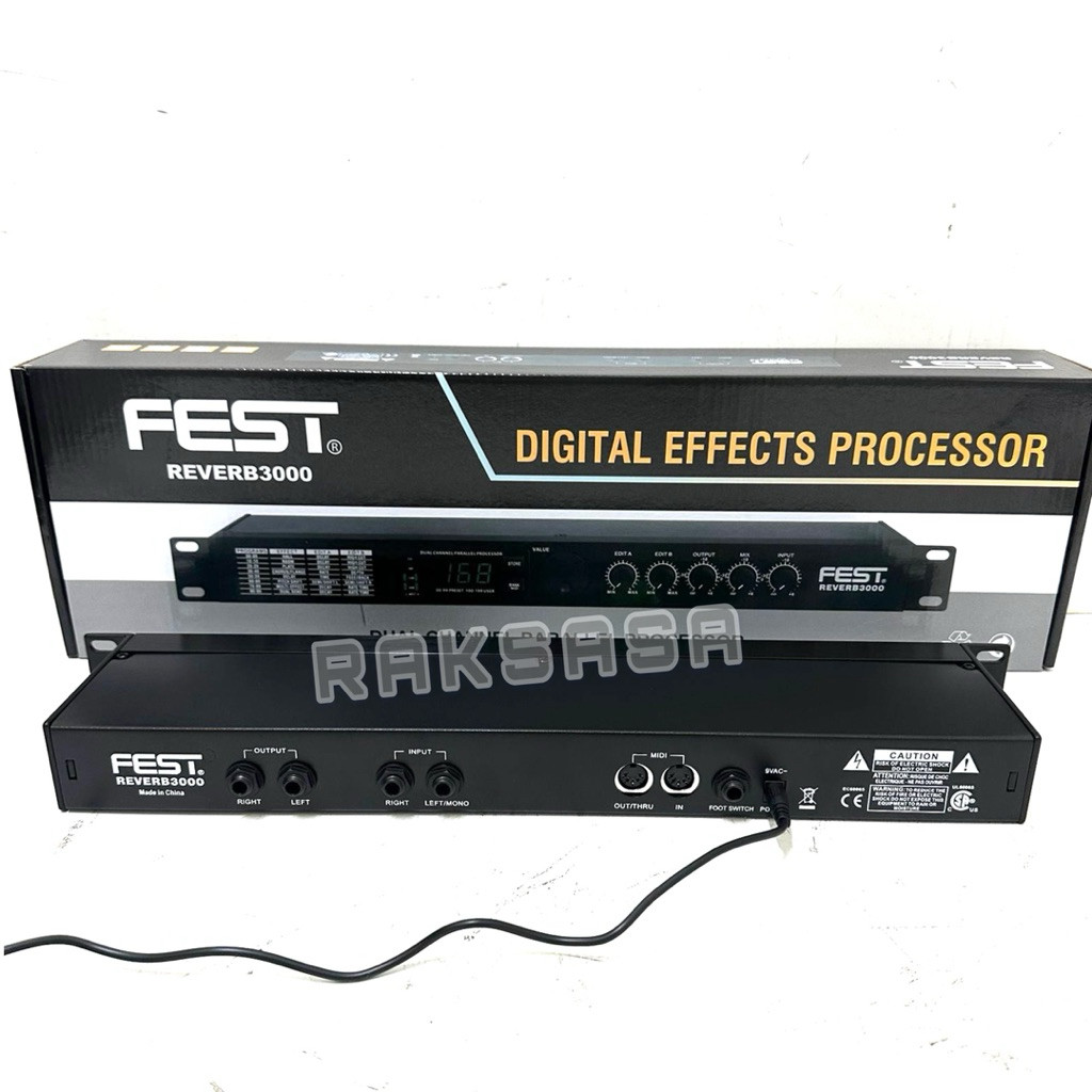 EFEK Vocal Fest REVERB3000 Soundbest Digital 6 Digital6 REVERB 3000 Original
