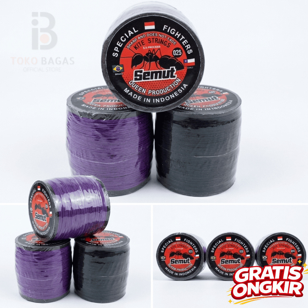 FLASH SALE - Gelasan CAP SEMUT Senar Layangan Tajam