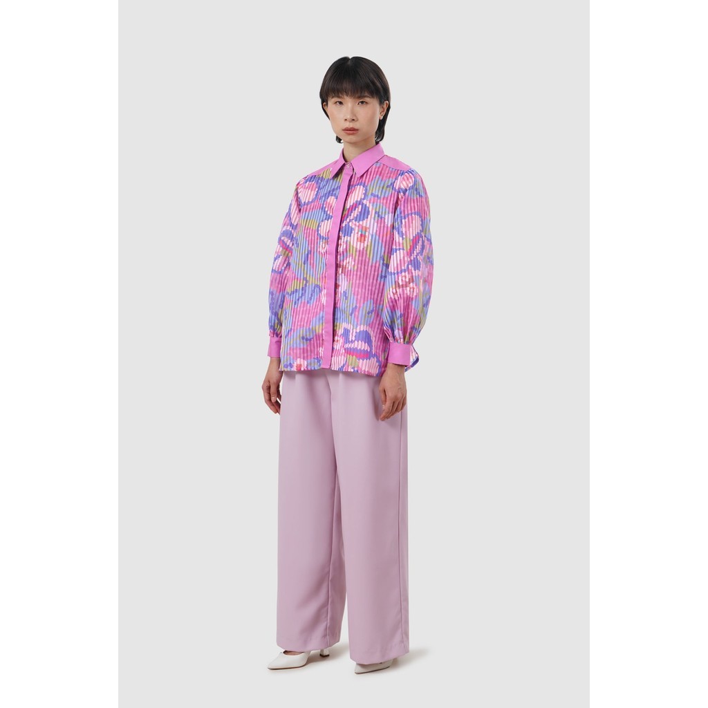 Benang Jarum - Eclora Basic Shirt - Bougenville
