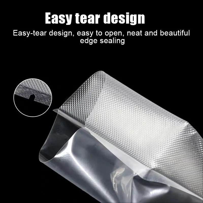 100pcs Vacuum Bag Kiten Food Vacuum Sealer Bag Thick 0.2mm Storage Vacuum Packaging Bags Food Packin