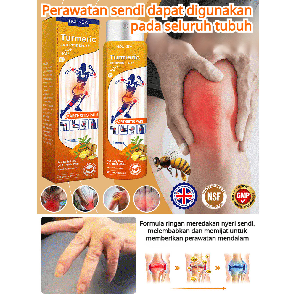 Redakan Nyeri Sendi Instan  Spray Perawatan Sendi Dengan Ekstrak Racun Lebah JC Spray Sendi/Nyeri Se