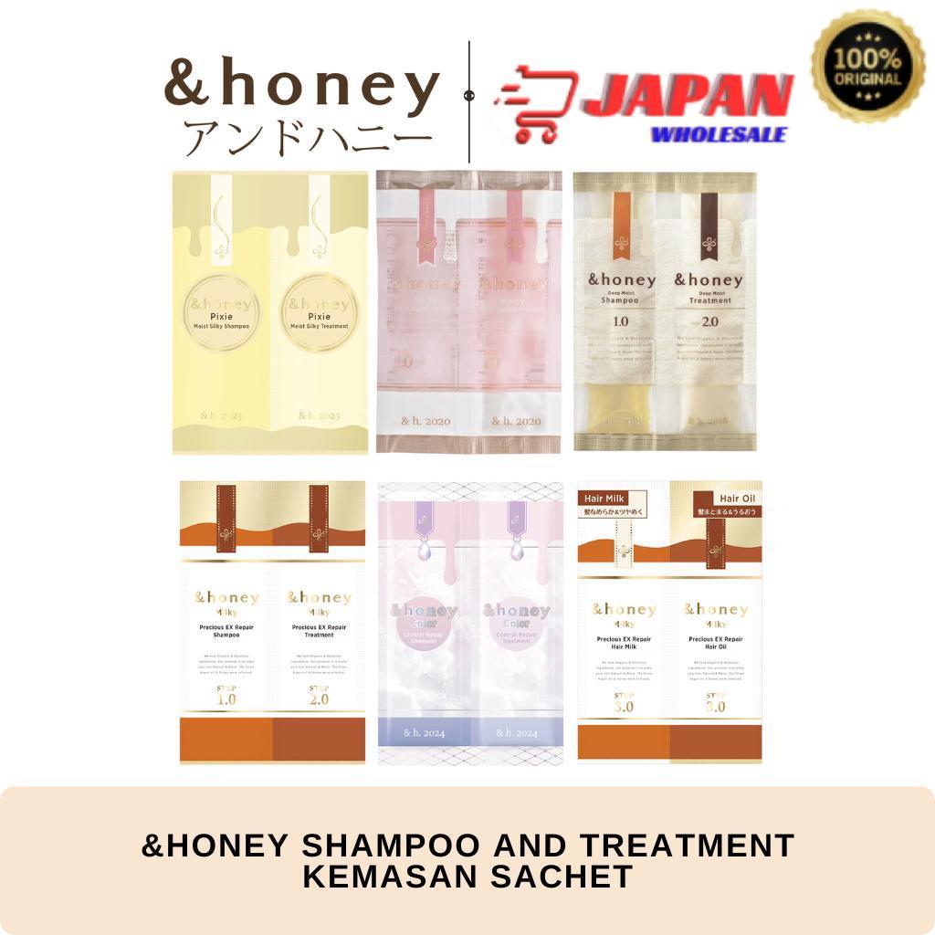 & Honey Shampoo And Treatment | Tsubaki Shampoo | Hair Treatment Japan | Fino Hair Care Japan