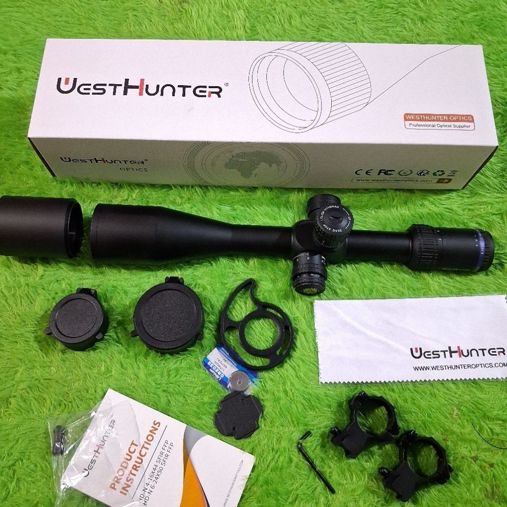 Telescope westhunter HD-N 6-24x50 sfir ffp zero stop