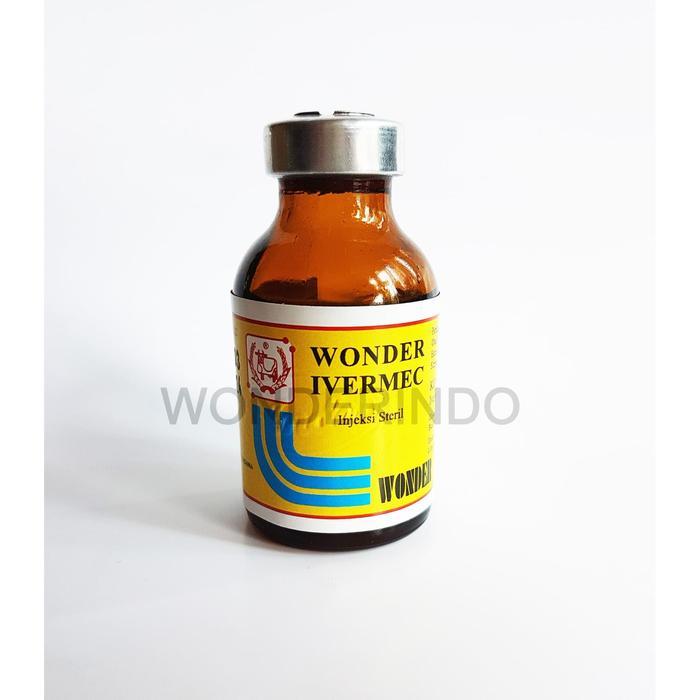 Wonder Ivermec 20 mL obat cacing kutu injeksi ivermectin untuk hewan