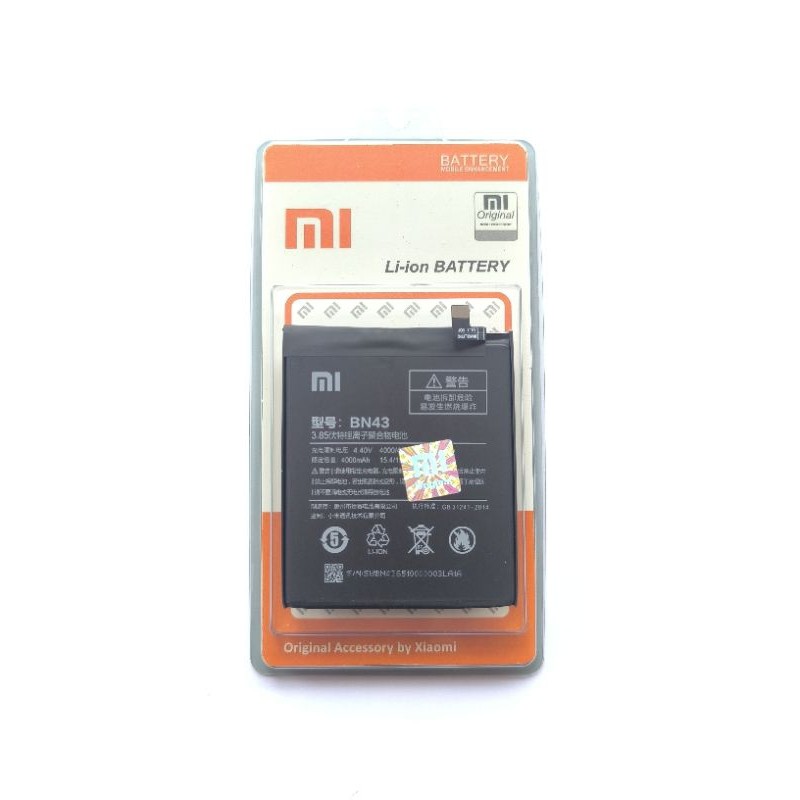 Baterai Batre Xiomi Xiaomi Redmi Note 4X Snapdragon BN41 Original
