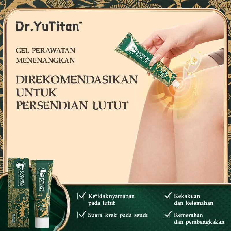 ORIGINAL Dr.YuTitan Soothing Gel Meredakan Nyeri Lutut Tumit & Peradangan Sendi