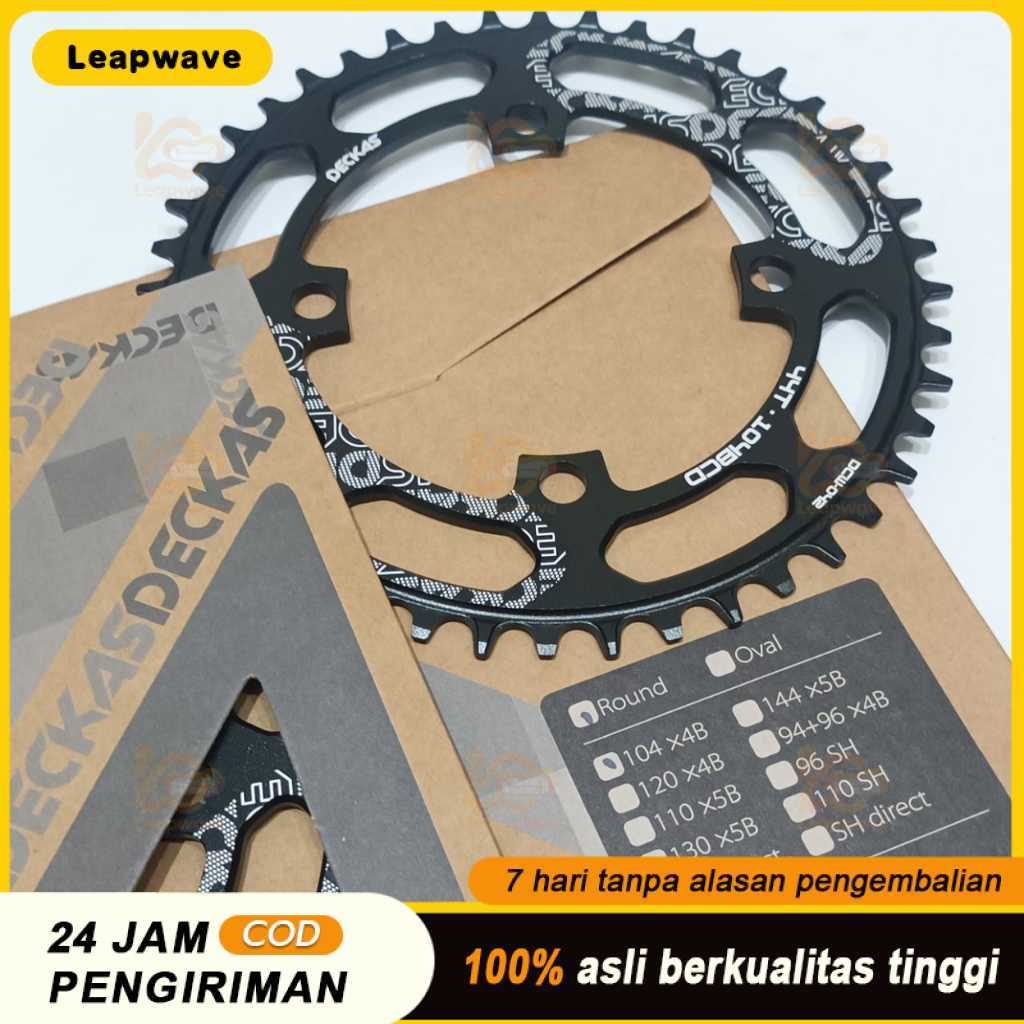Chainring DECKAS 44T 104bcd Alloy Chainring BMX Race