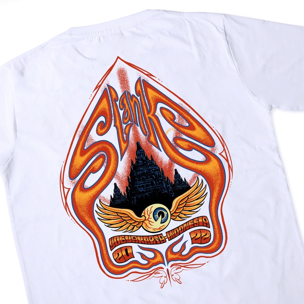 Kaos Von Dutch & Slank Collaboration 0701 White baju kaos pria distro original 100%