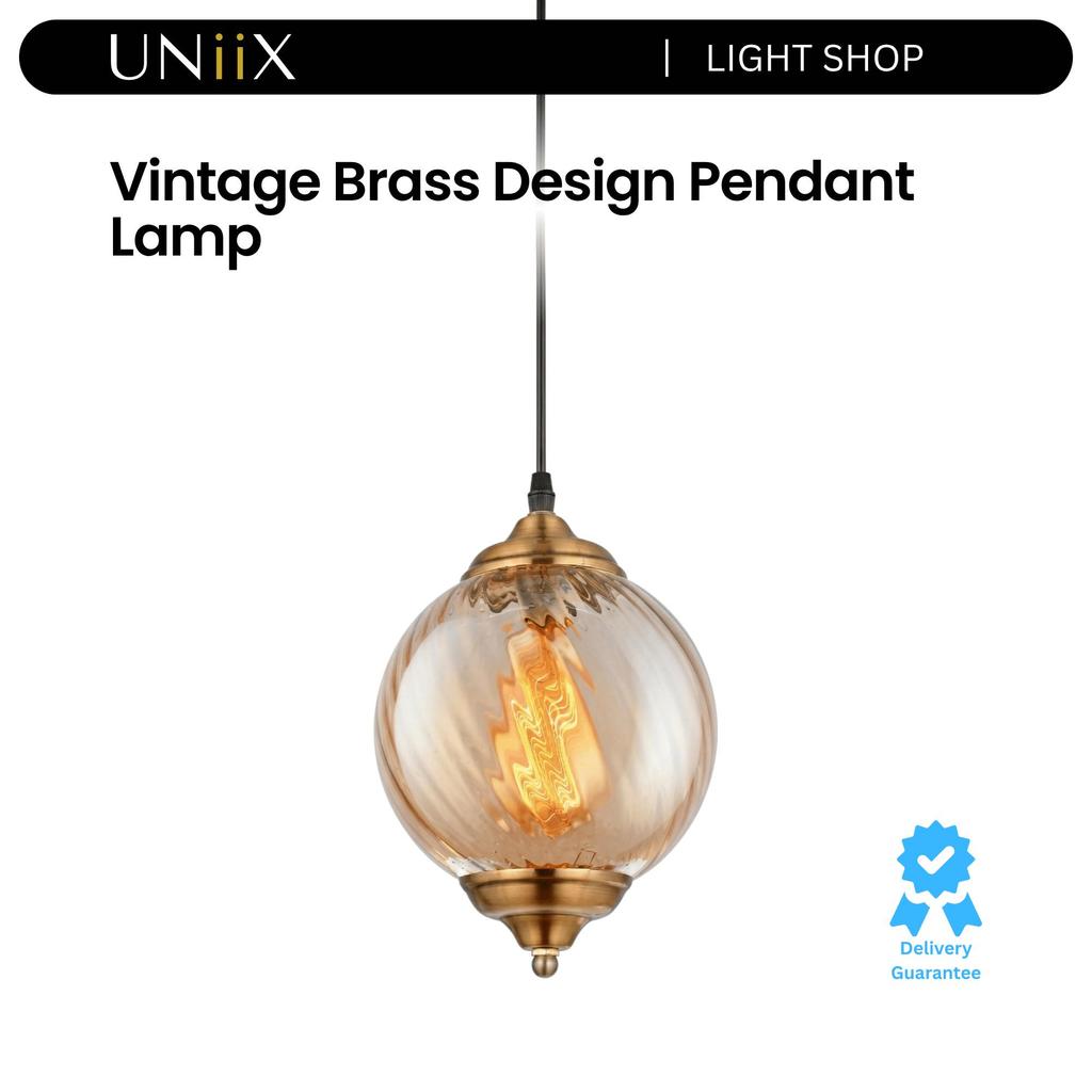 UNiiX - LG81980 | Lampu Gantung Meja Makan Vintage Satuan Lampu Gantung Vintage Antik Lampu Gantung 