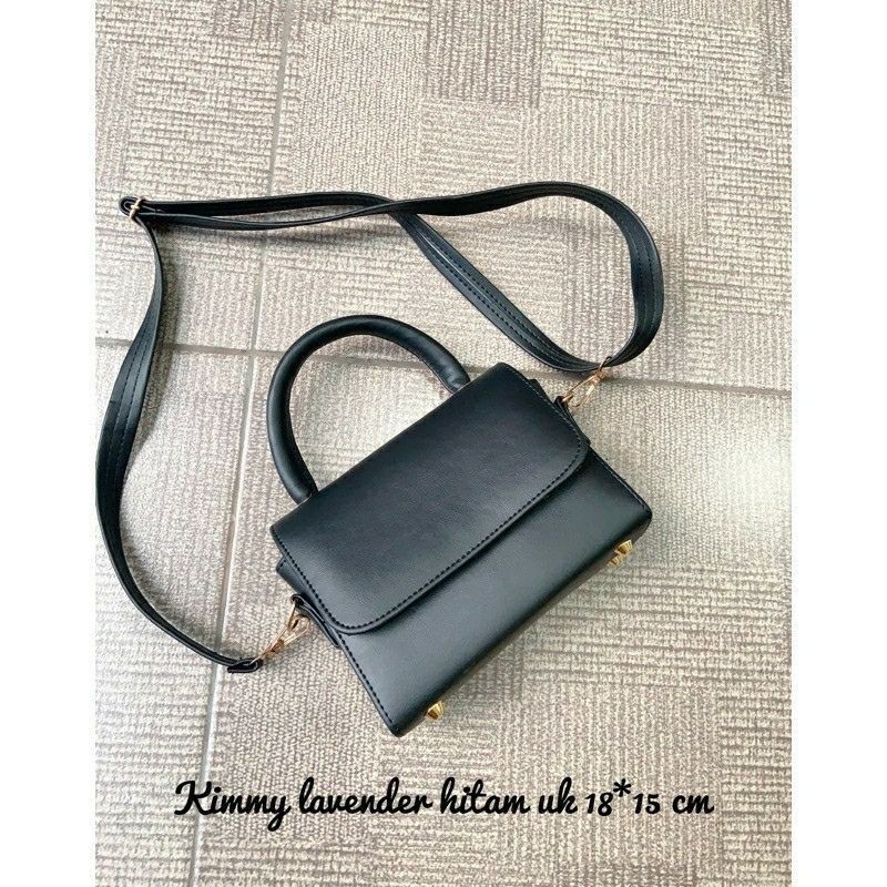 KIMMY LAVENDER Tas Selempang Wanita Tas Tali Panjang Tas Cewek