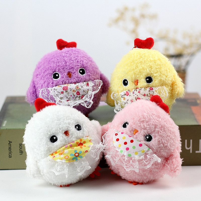 Gantungan kunci boneka ayam kecil