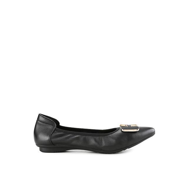Hush Puppies Sepatu Flat Wanita Channel Black - 36, Black
