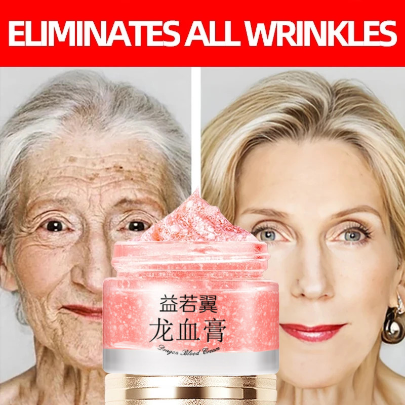 Krim pemutih Dragon's Blood Cream Alami Menghilangkan Keriput Pemutih Pencerah Pelembap Pengencang D