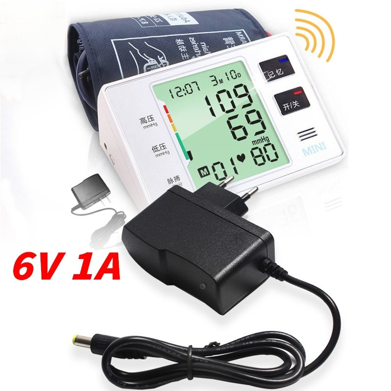 6V 1A  Charger Adaptor  Tensimeter Digital Tensi Tensi  Pengganti Battery