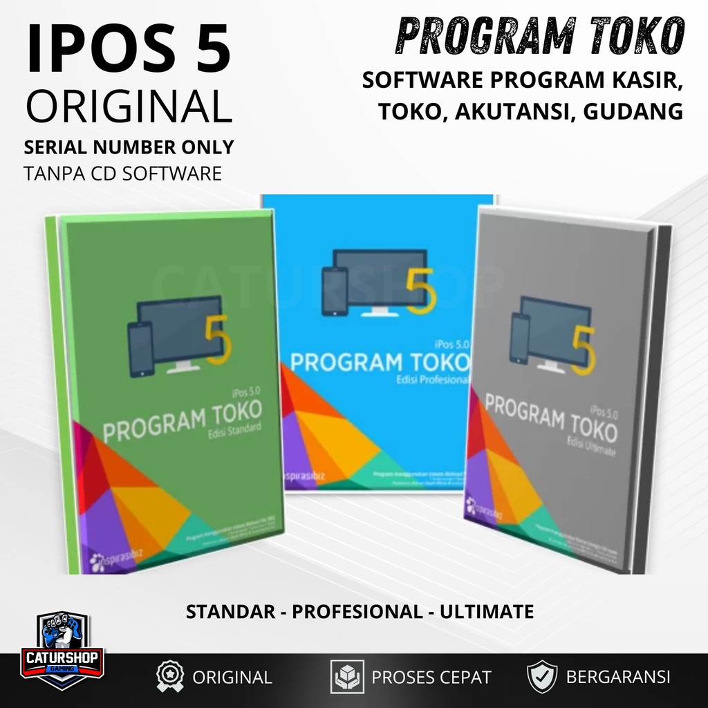 Software Toko Penjualan Kasir Original - iPOS 5 Standard Professional Ultimate Aplikasi Kasir Online