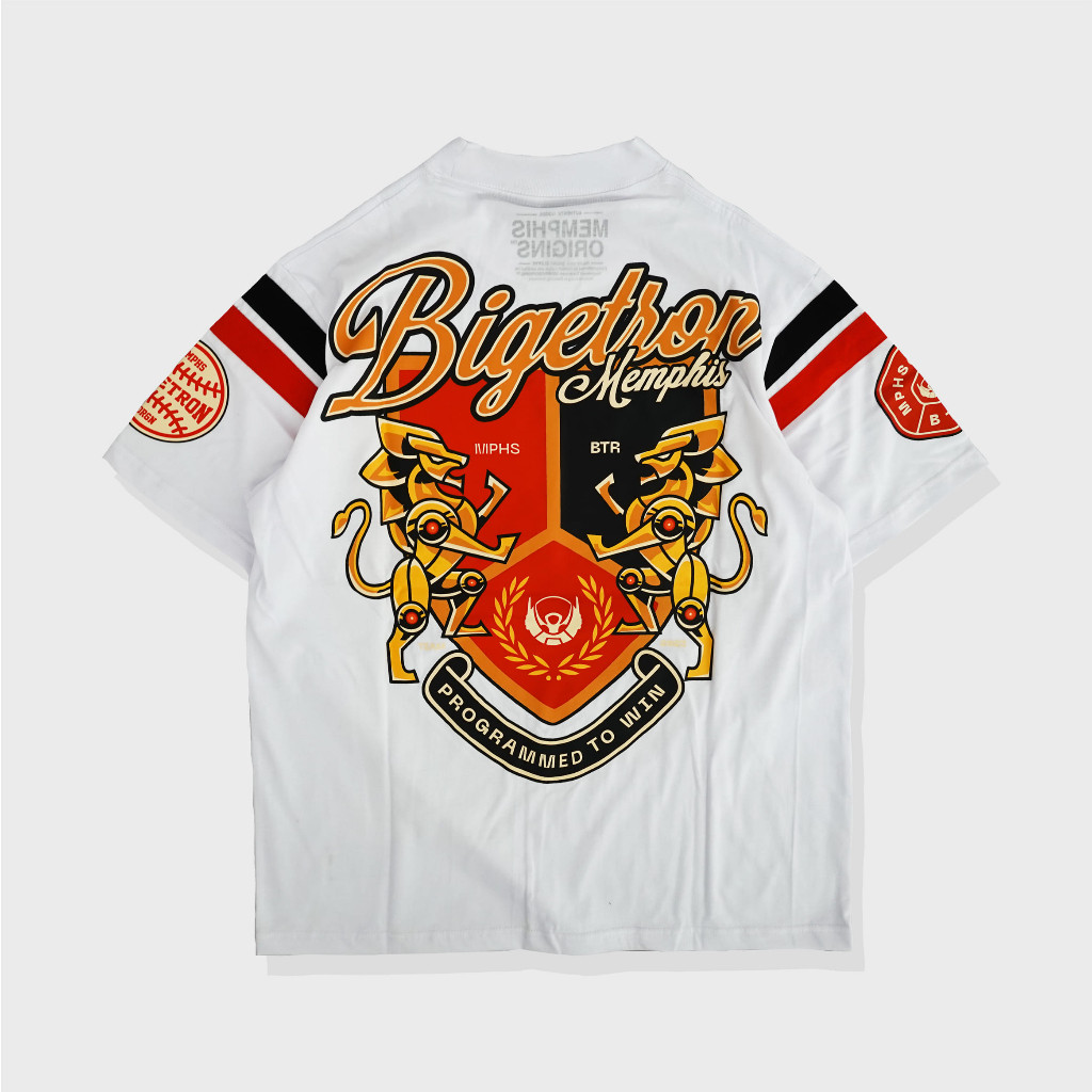 (COD) BTR x MEMPHIS Retro Future Oversized White T-Shirt