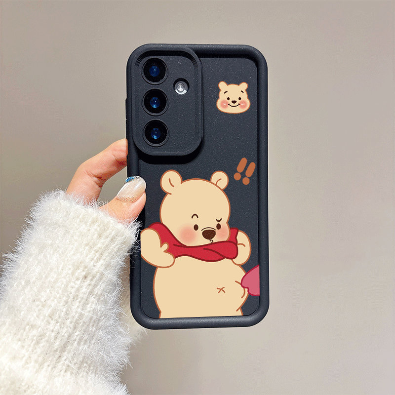 Casing Motif Kartun Winnie the Pooh Untuk Xiaomi 14T 13T Redmi 6A 9A 9C 10A 10C 12C 13C 14C 15C A1 A