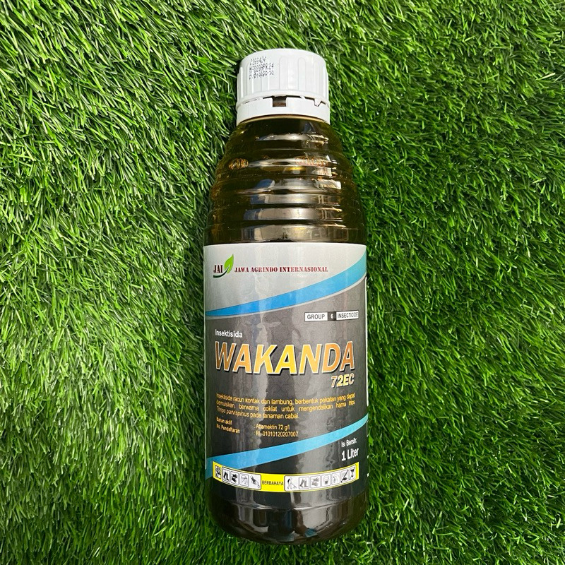 INSEKTISIDA WAKANDA 1 LITER BONUS KAOS DOSIS PALING TINGGI ABAMEKTIN 72 G/L PENGENDALI THRIPS DAUN K