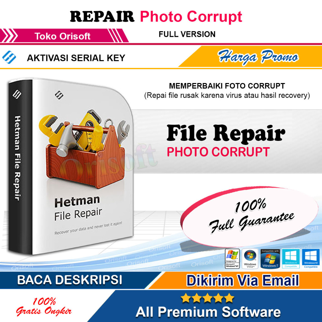 Hetman File Repair Perbaiki Foto Corrupt RAW