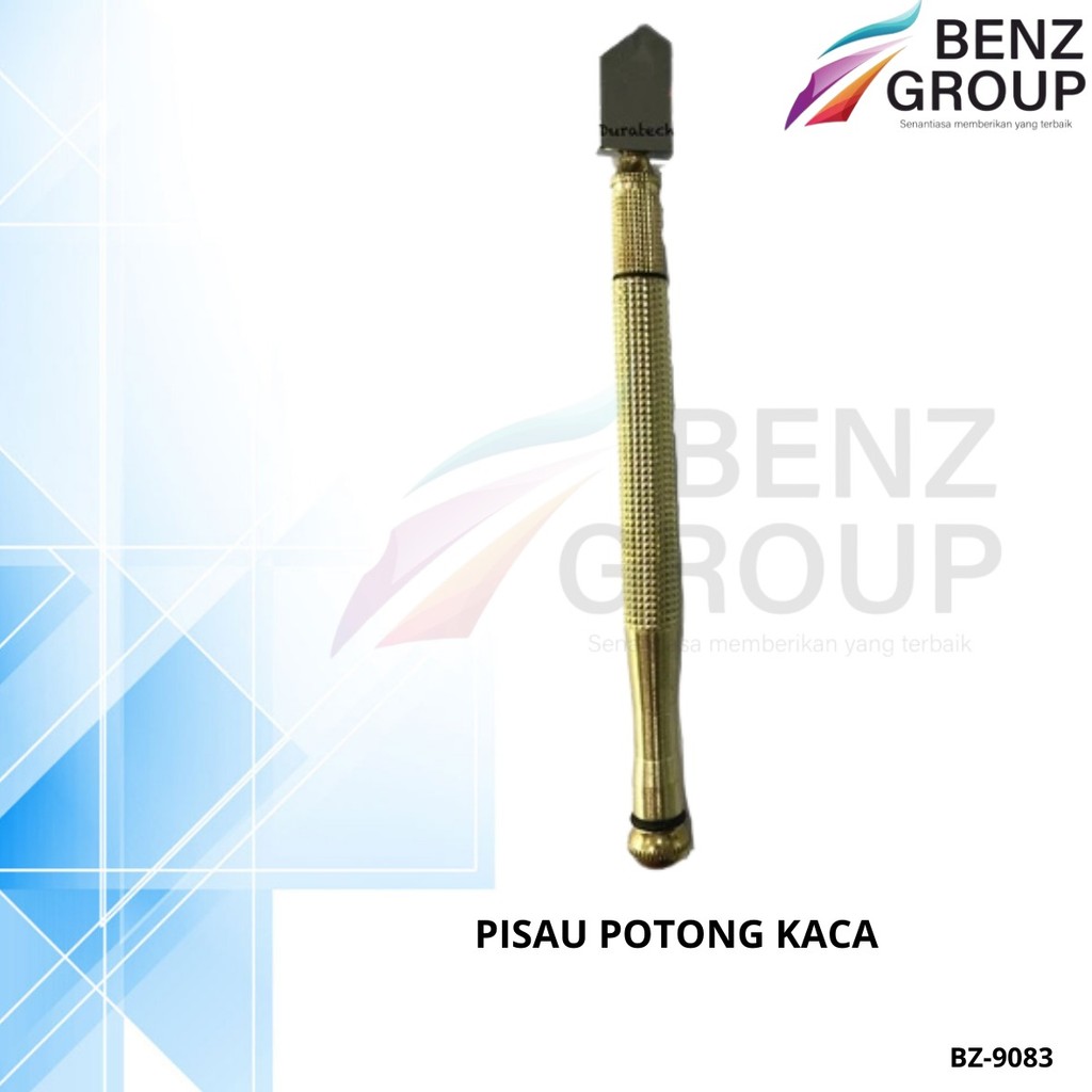 Benz Werkz Pisau Potong Kaca Oil Glass Cutter GOLD BZ-9083 Alat Pemotong Kaca Profesional Sistem Oli