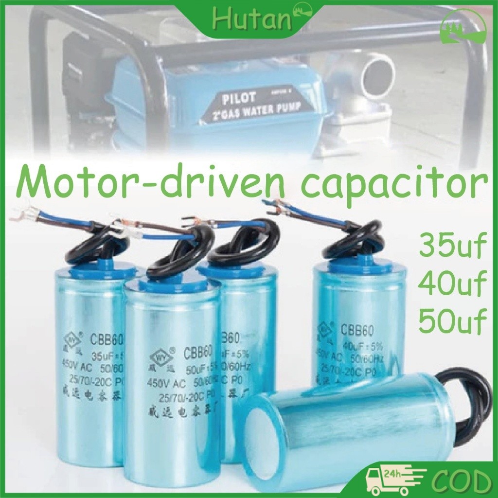Kapasitor 35/40/50uf Kapasitor Mesin Kompresor Listrik CBB60 Kapasitor Motor Starting