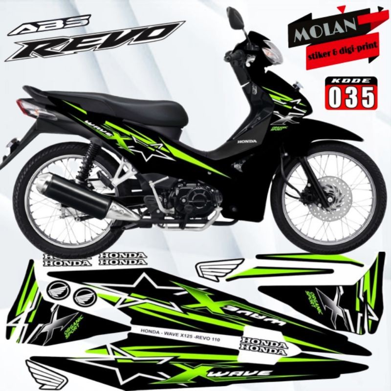 Decal Sticker Striping Variasi Revo Absolute 110 2010-2013 / Revo 110 Revo Abs Absolute Revo| Decal