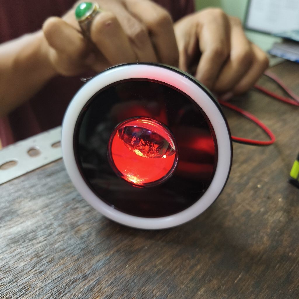 Shroud Mini Biled H4 Angel Eyes Projector Biled Slim Fit MINIMALIST PNP Semua Motor Mobil 12 Volt