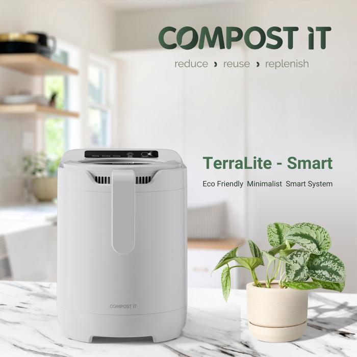 Promo Compost It - TerraLite Smart 2.5L Mesin Kompos Otomatis Smart Food Waste Composter Pengolah Sa