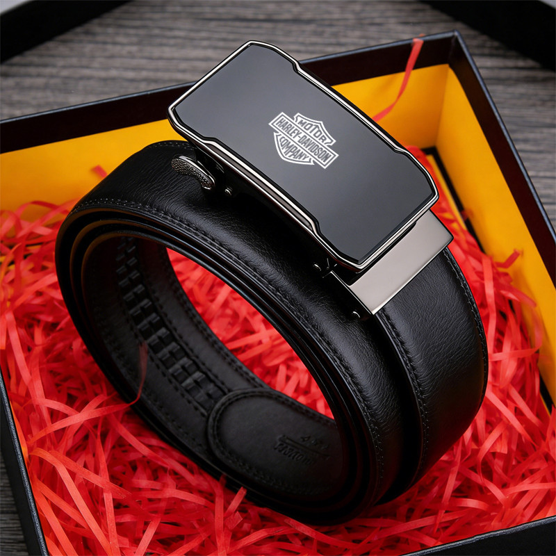 Casual Leather Buckle Mens Belt New Style Versatile High End Belts For Harley Davidson Pan America A