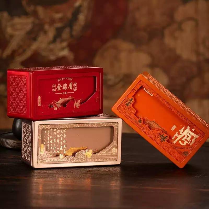 Kaleng kue kering kotak hampers imlek tin box CNY 2024