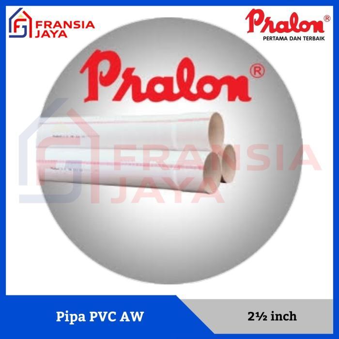 Pralon Pipa PVC AW 2.1/2 inch Paralon Air Setara Rucika 2.5 inch