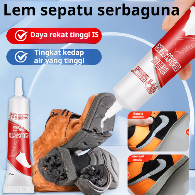 TERLARIS Lem Sepatu Super Kuat Tahan Air 55 Ml /Lem Serbaguna Super Kuat/ Lem Besi Super Kuat/Lem Be