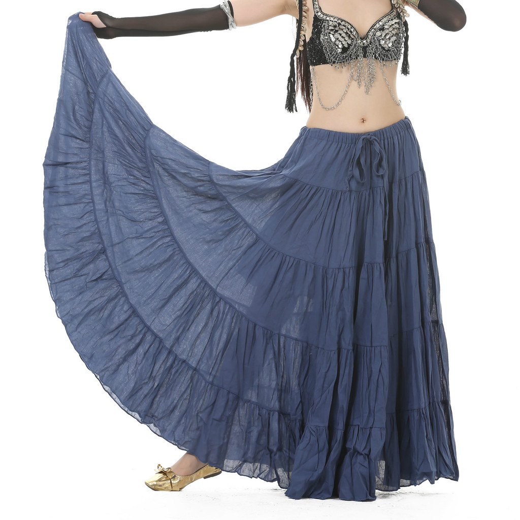 16Rice Tribal Dress Tribal Dance Skirt Belly Dance Large Swing Skirt Belly Dance Linen Dance Skirt