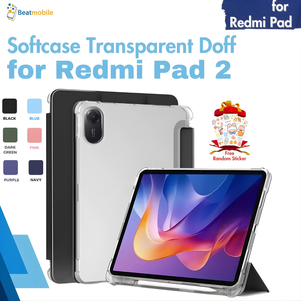 NEW For RedMI Pad 2 11 Inch 2025 Redmi Pad 10.61 Redmi Pad SE 11 Inch Redmi Pad Pro 12.1 Case Transp