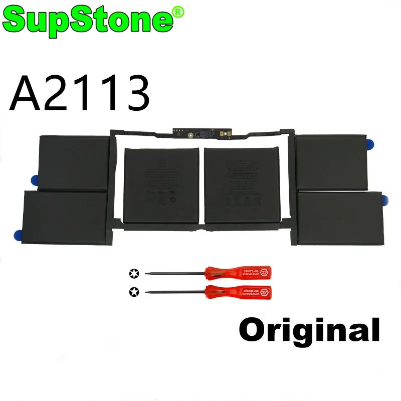 SupStone New A2113 A2141 616-00533 Laptop Battery For Apple MacBook Pro 16-in Core I7 I9 2.6GHZ 2019