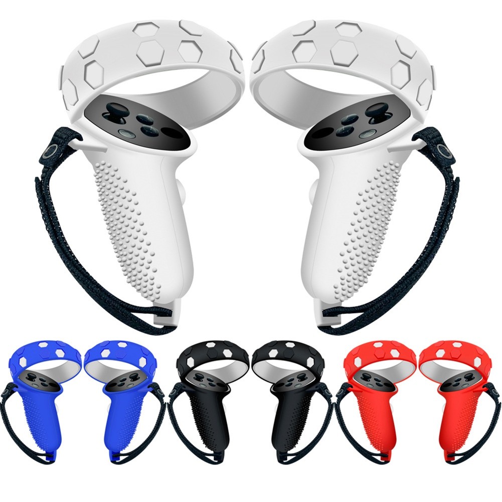 ABKQ-VR Handle Silicone Protective Cover For Oculus Quest 2 Controller Grips Strap For Oculus Quest 