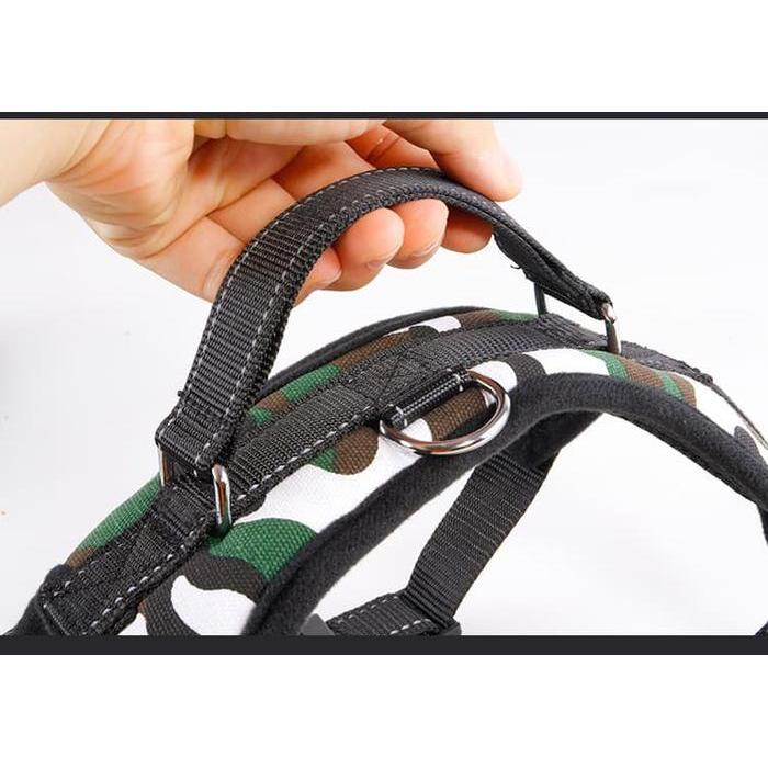 Promo PL024 Dog Body Harness (Size S) Tali Badan Anjing Harness Anjing Kuat - Blue