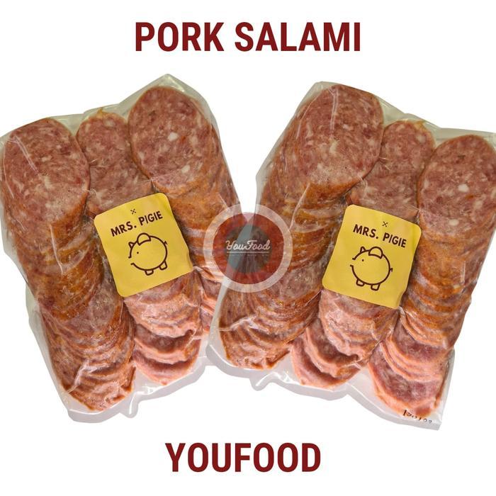 PORK SALAMI Mrs.Pigie - Salami Daging Babi Premium