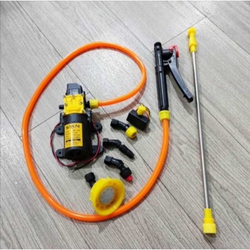 FAVORE dinamo pump/pompa air DC /mesin jet cleaner DC 12v sprayer elektrik
