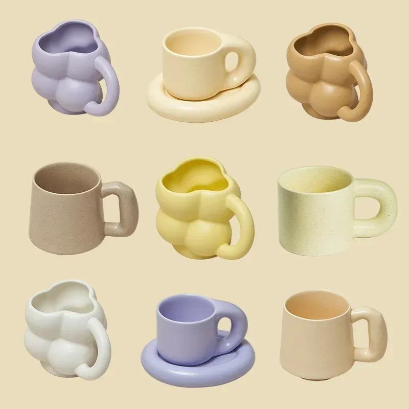 Korean Style Ceramic Mug Coffee Cups Home Office Tea Cup Coffee Cups Korean Mug Norc Home drinkware 