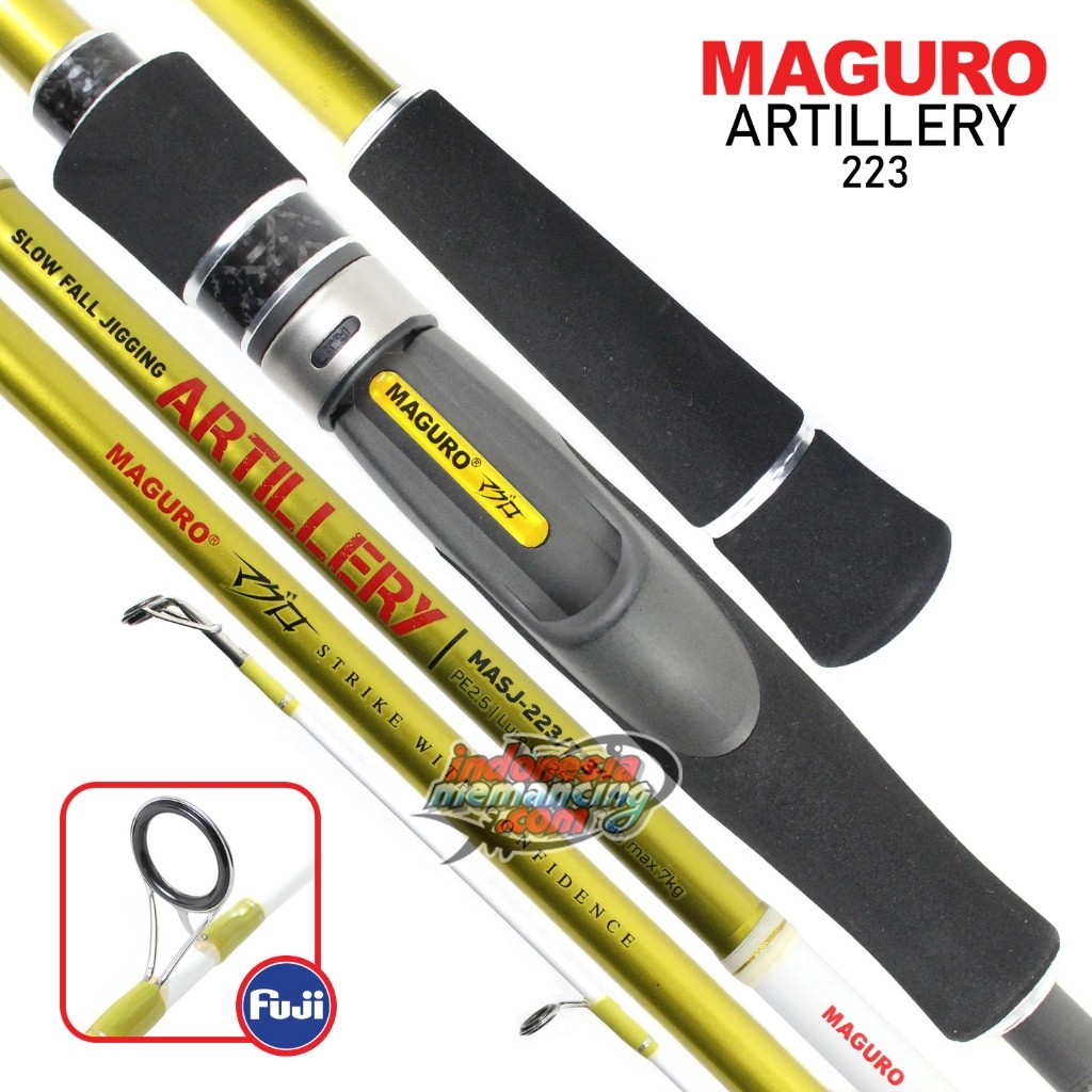Joran MAGURO ARTILLERY |  Fuji | PE#1.5 2.5 | 201 223 | Cast Jigging Slow Jigging IM Plaza