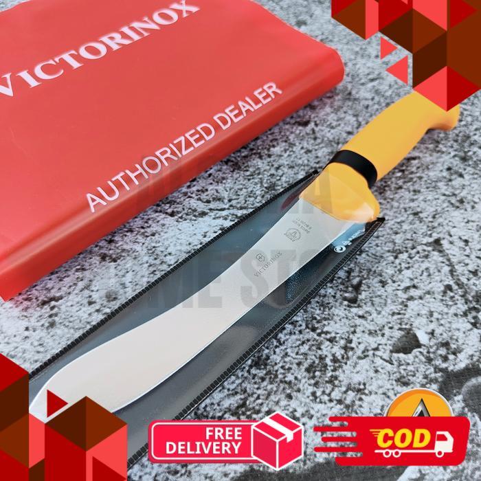 Slim bullnose butcher knife victorinox swibo 24 cm 5.8426.24 - 5.8426.17 -alca