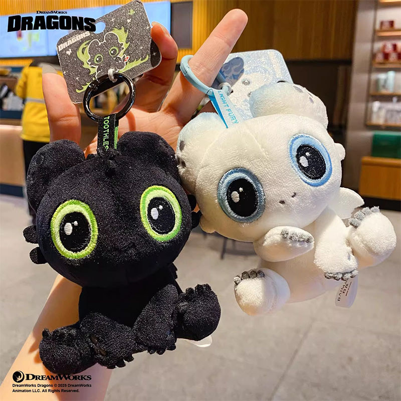 Cute Toothless Plush Doll Backpack Pent Keyain Bag Decoration Trendy Movie Anime Periphery Fillers D