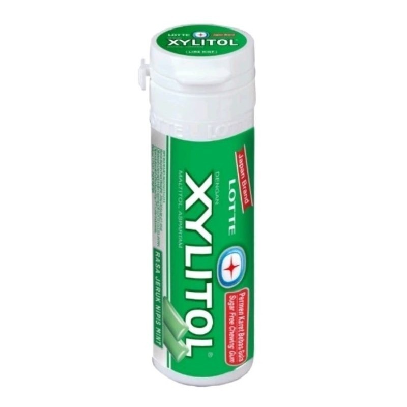 Lotte Xylitol Gum Jeruk Nipis Mint 27gr 19 Butir