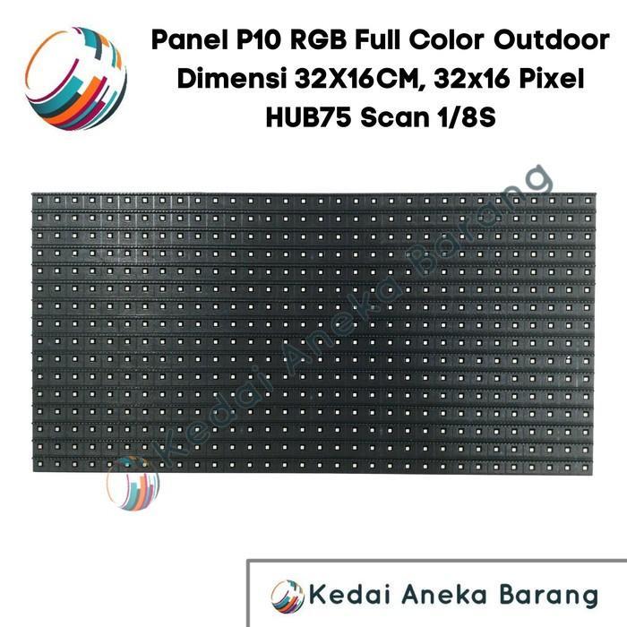 Panel Module Modul LED P10 Running Text SMD RGB Outdoor Text Only Terlaris