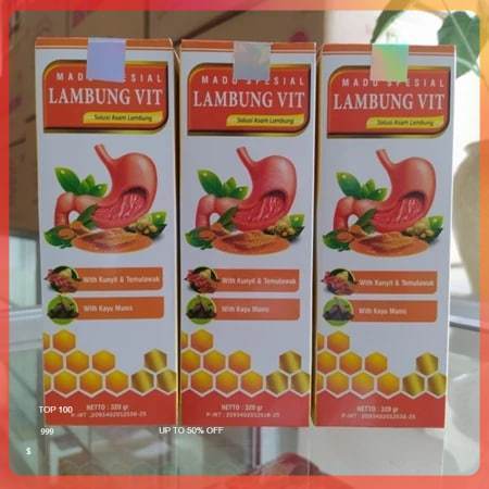 MADU SPESIAL LAMBUNG VIT / MADU FORMULASI BRAVINA LAMBUNG VIT OBAT ASAM LAMBUNG AKUT MAAG AKUT GERD